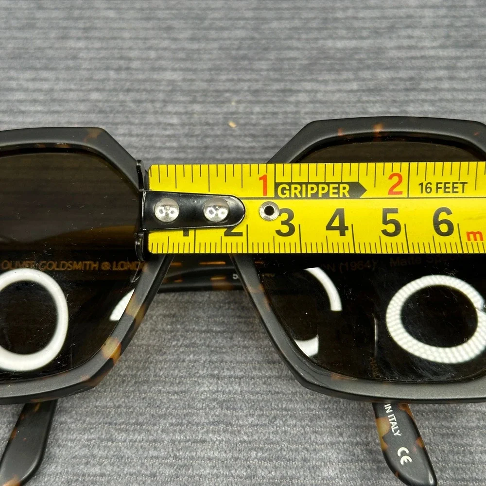 Oliver Goldsmith London Manhattan 1964 Sunglasses Matte Speckled Tortoise Italy